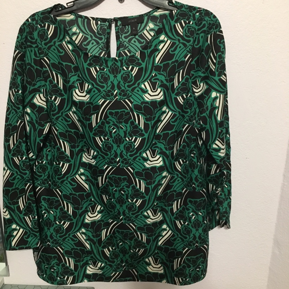 Beautiful Sz 8 J Crew popover back teardrop